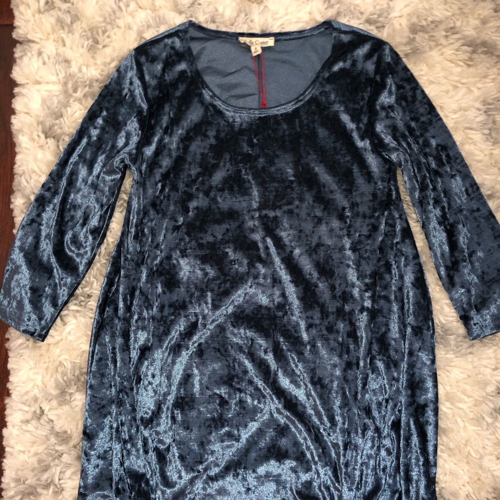 Blue dress!